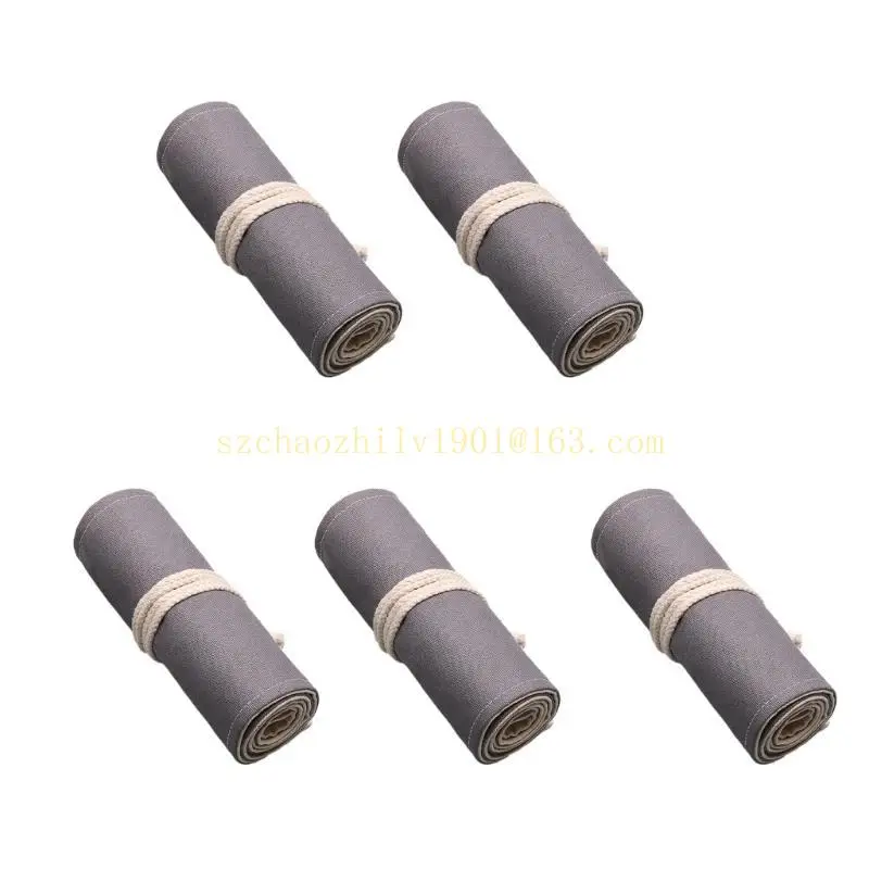 Canvasborstel Oprolbare Tas Kunstenaar Kwasthouder Aquarel Kwasthouder, voor Olie Aquarel Gouache Kunst Kwast