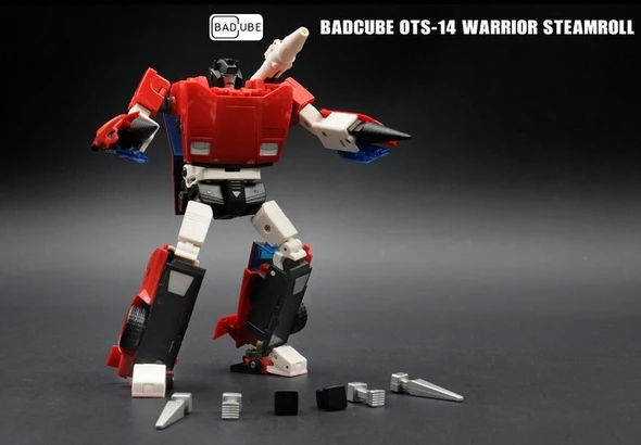 New BadCube Toy Transforming Toys BC OTS-14 Warrior Steamroll In Stock