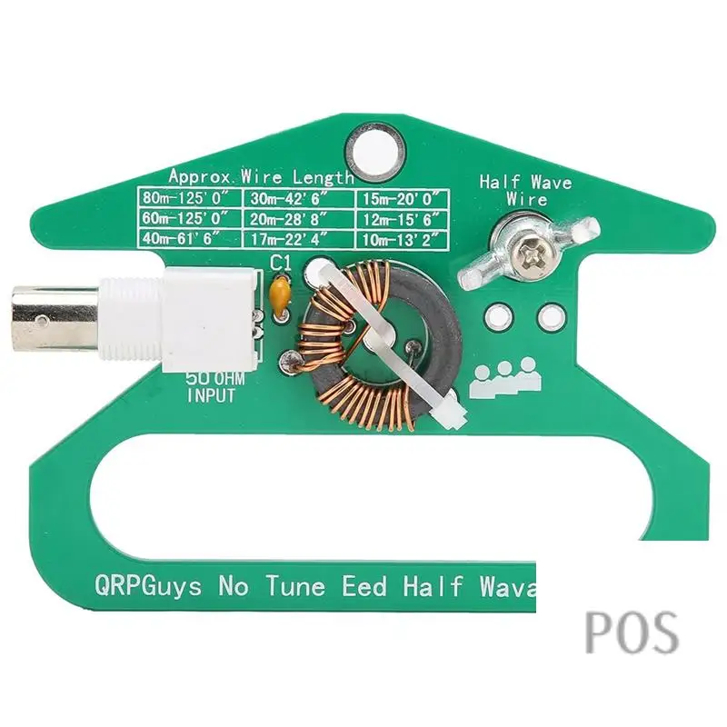 

No Tune End Fed Half Wave Antenna Module Antenna No Tune Half Wave Portable Assembly 50Ohms Impedance Component-POS