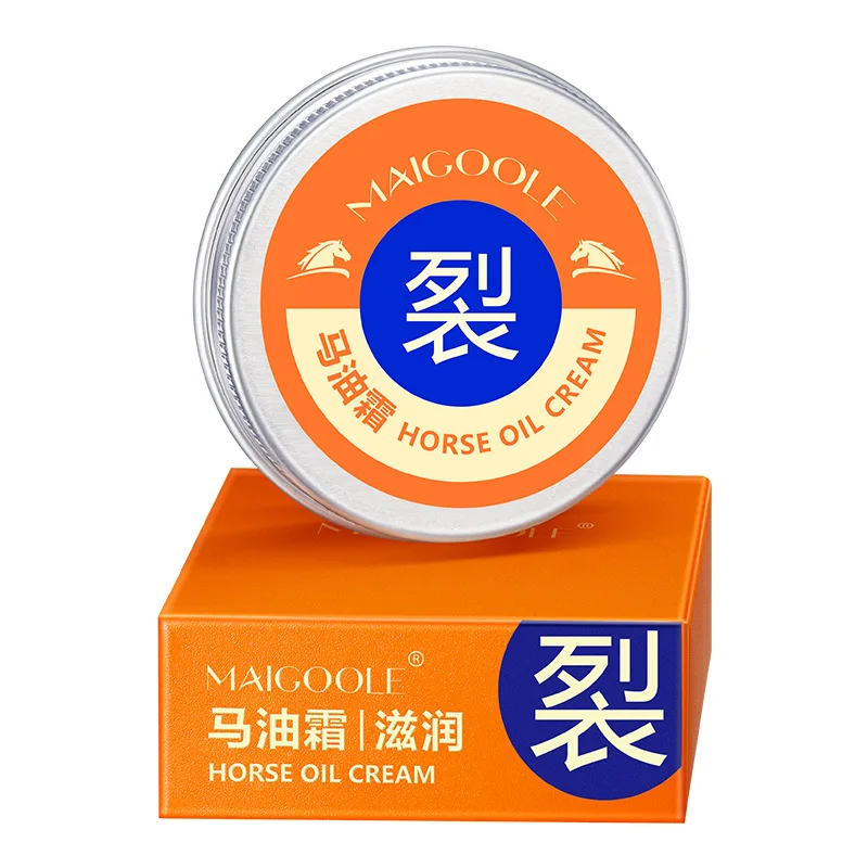 Moisturizing Horse Oil Cream Moisturizing & Improving Roughness Anti Dry Cracking Non greasy Cracking Cream Hand Cream Skin care