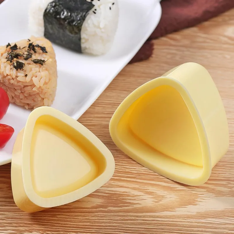 Molde Triangular para Sushi, Prensa para Bolas de Arroz, Molde Antiadherente para Bolas de Arroz, Utensilios de Cocina Bento, Herramienta para Hacer Bolas de Arroz