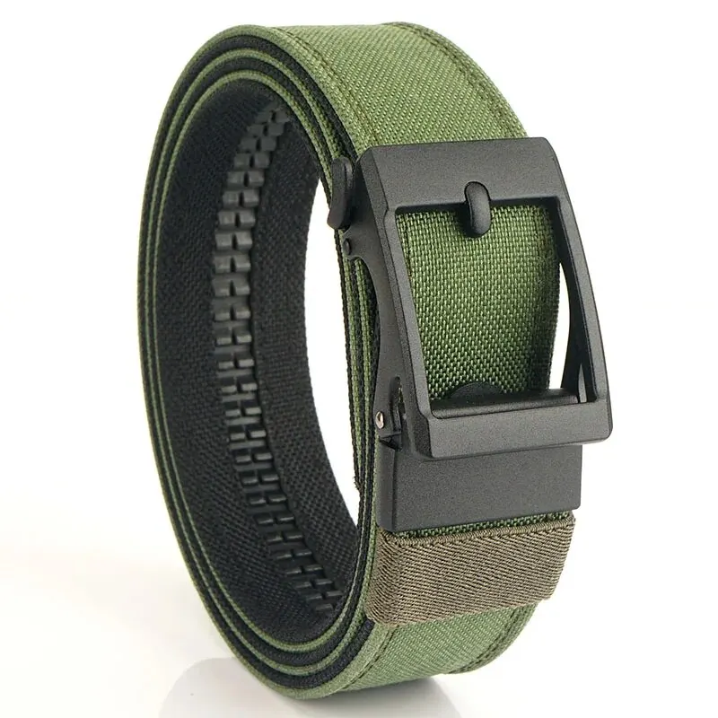 1pc Men\'s Belt Outdoor Multi Function Alloy Buckle Tactical Belt Canvas For Nylon Belt Training Quick Hanging Belts Neutral Belt