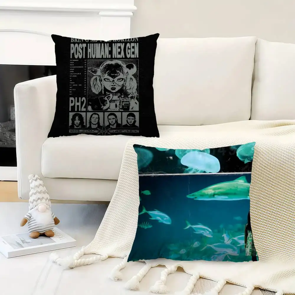 Band B-Bring M-Me The H-Horizon Personalized Pillow Dust Cover Bedroom Kids Party Decoration Pillowcase Birthday Children Gift