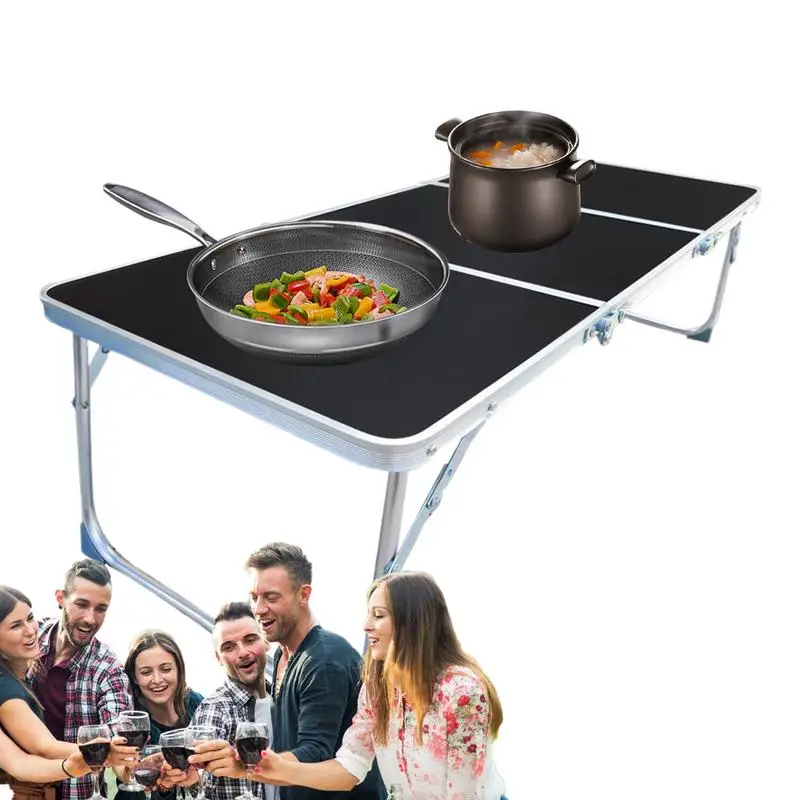 

3 Folding Camping Table Ultralights Aluminum Alloy Folding Desk Table With Handles Outdoor Small Table Coffee Picnic Tables
