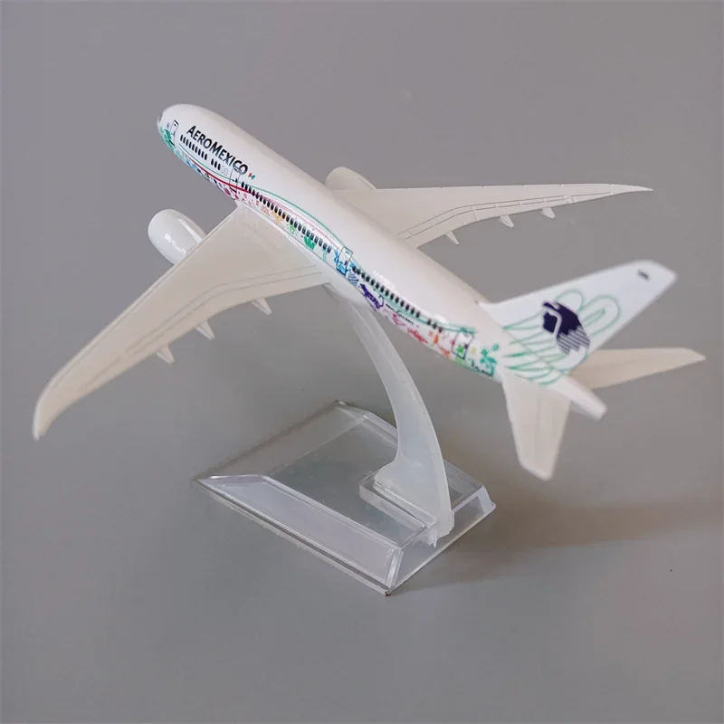 16Cm Gelegeerd Metaal Mexican Air Aeromexico B787 Airlines Vliegtuig Model Boeing 787 Airways Vliegtuigmodel 1/400 Schaal Diecast Vliegtuigen