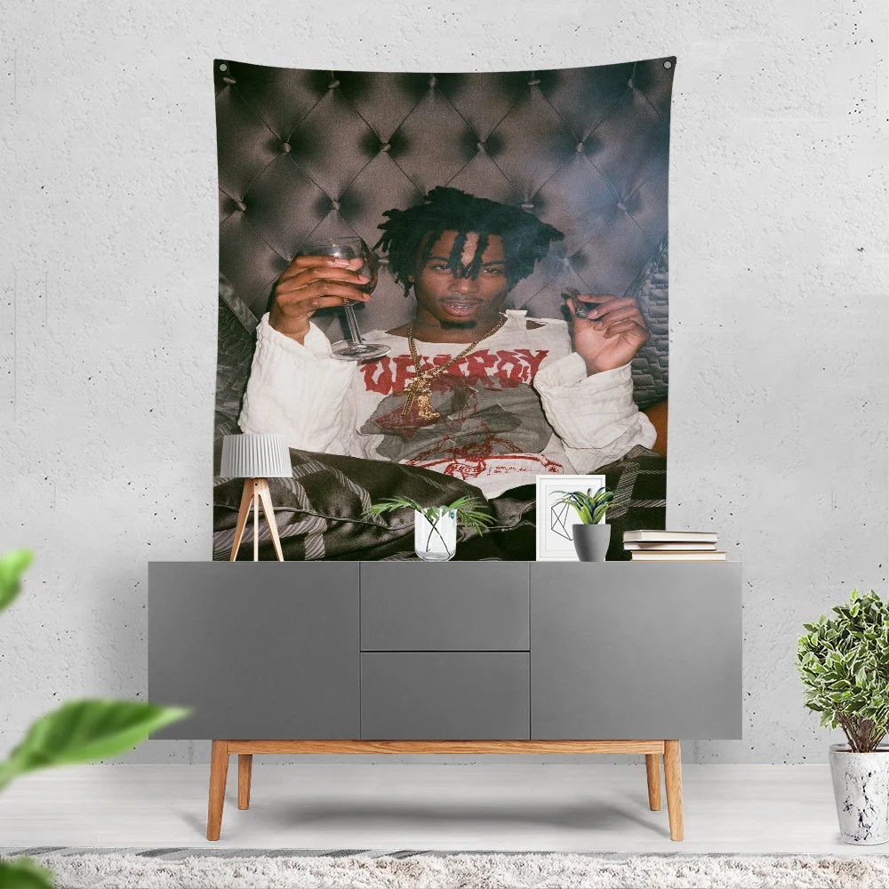 Rapper P-Playboi C-Carti Flag Banner Flag Art Decoration Design Decor Vintage Structure Party Garden Flag Club Bar Study Bedroom