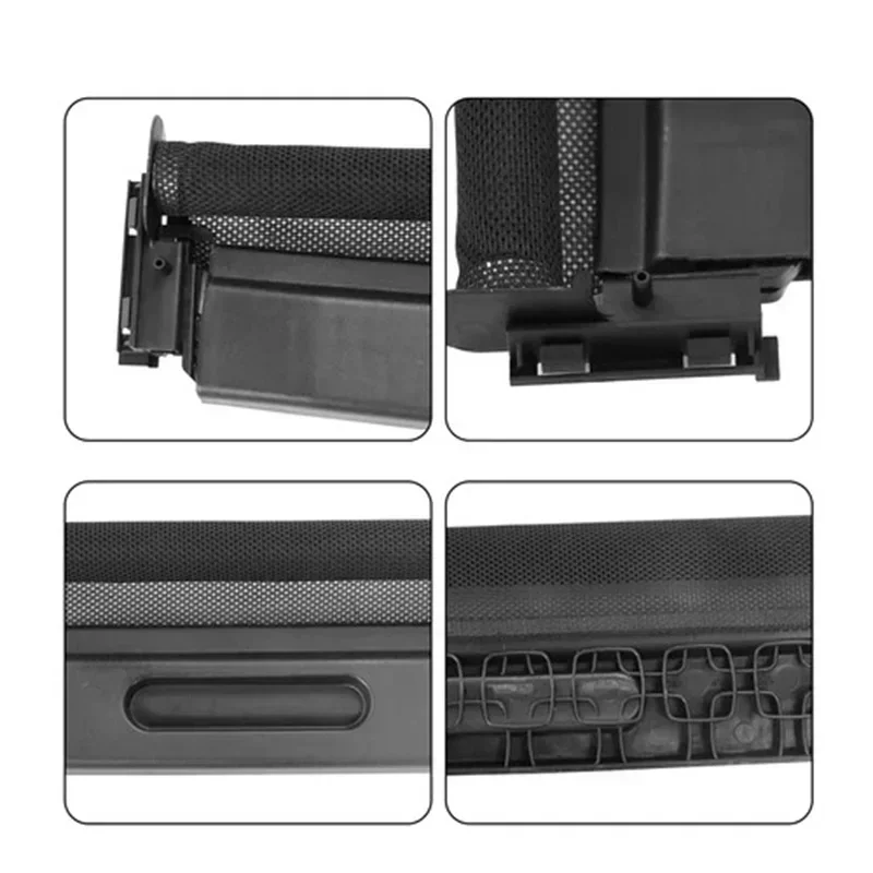 Capa preta para teto solar frontal compatível com Mini Cooper R50 R56 Número de substituição: 54102757016