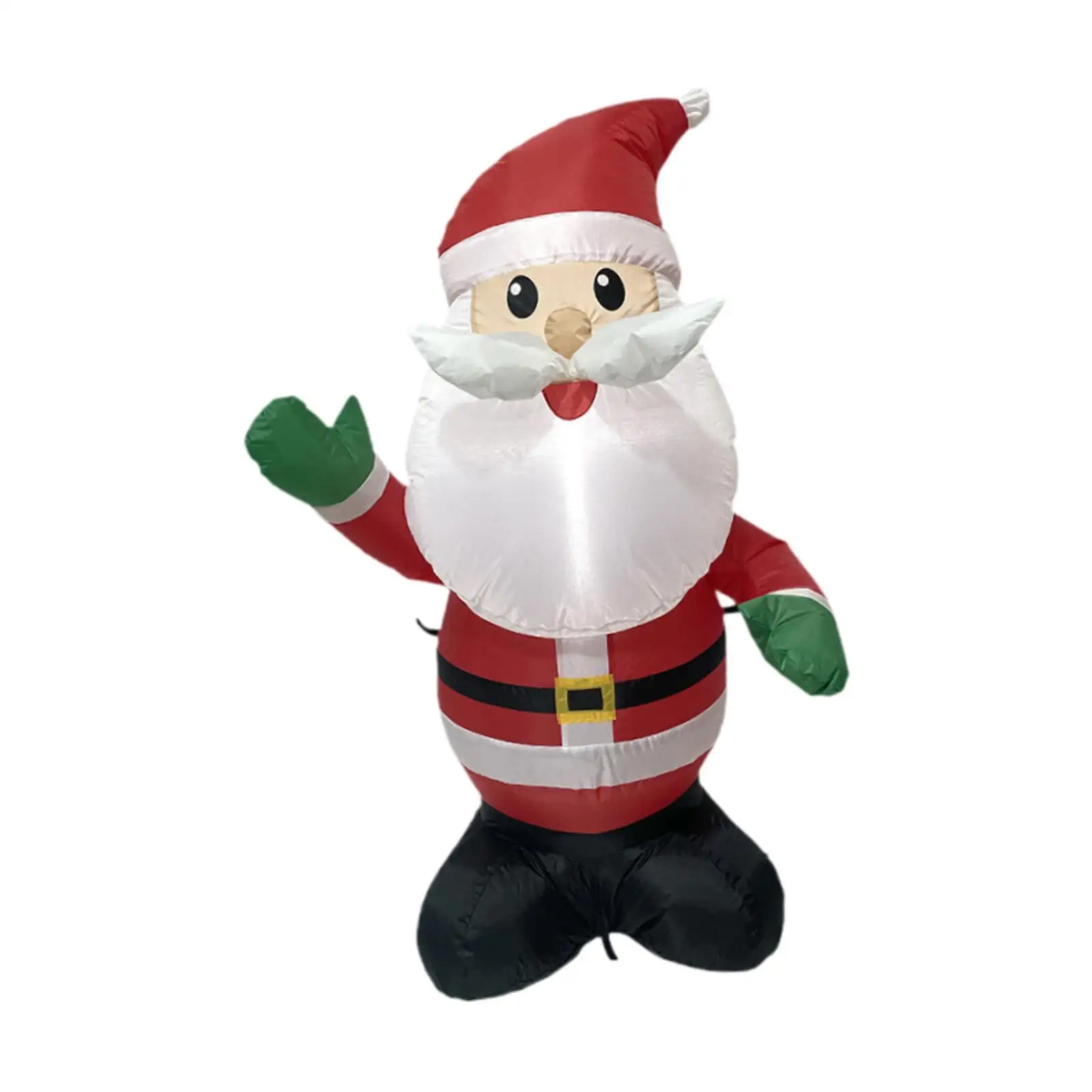 

Inflatable Santa Claus 122cm with Lights Standing Santa for Xmas Yard Garden