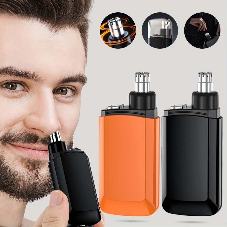 ماكينة تشذيب شعر الأنف المحمولة القابلة لإعادة الشحن، ماكينة تشذيب شعر الأنف بدون ألم للرجال والنساء #1