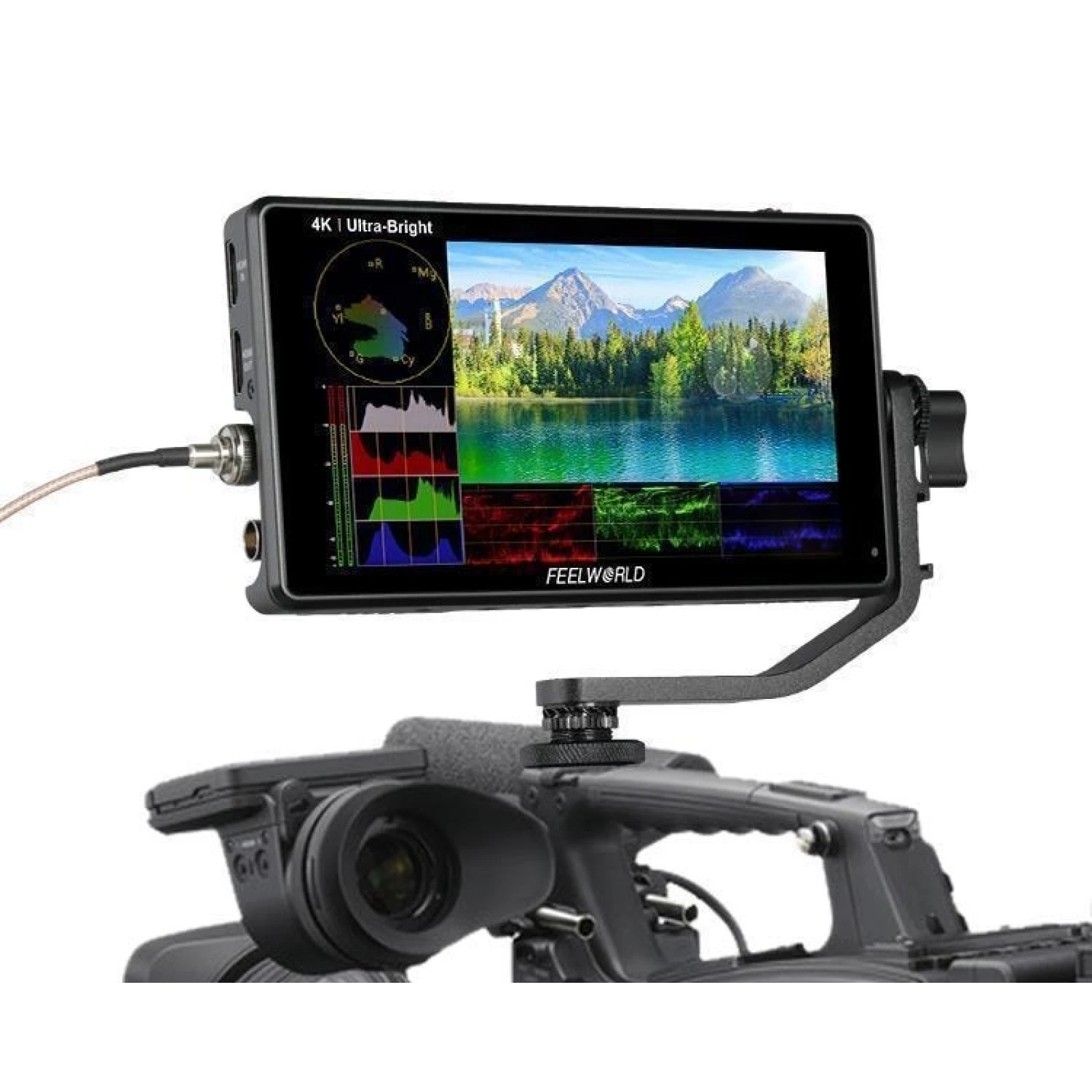 FEELWORLD LUT6S 1920x1080 2600 nits 6 inch IPS Screen 4K Touch Screen SDI HDI Camera Field Monitor