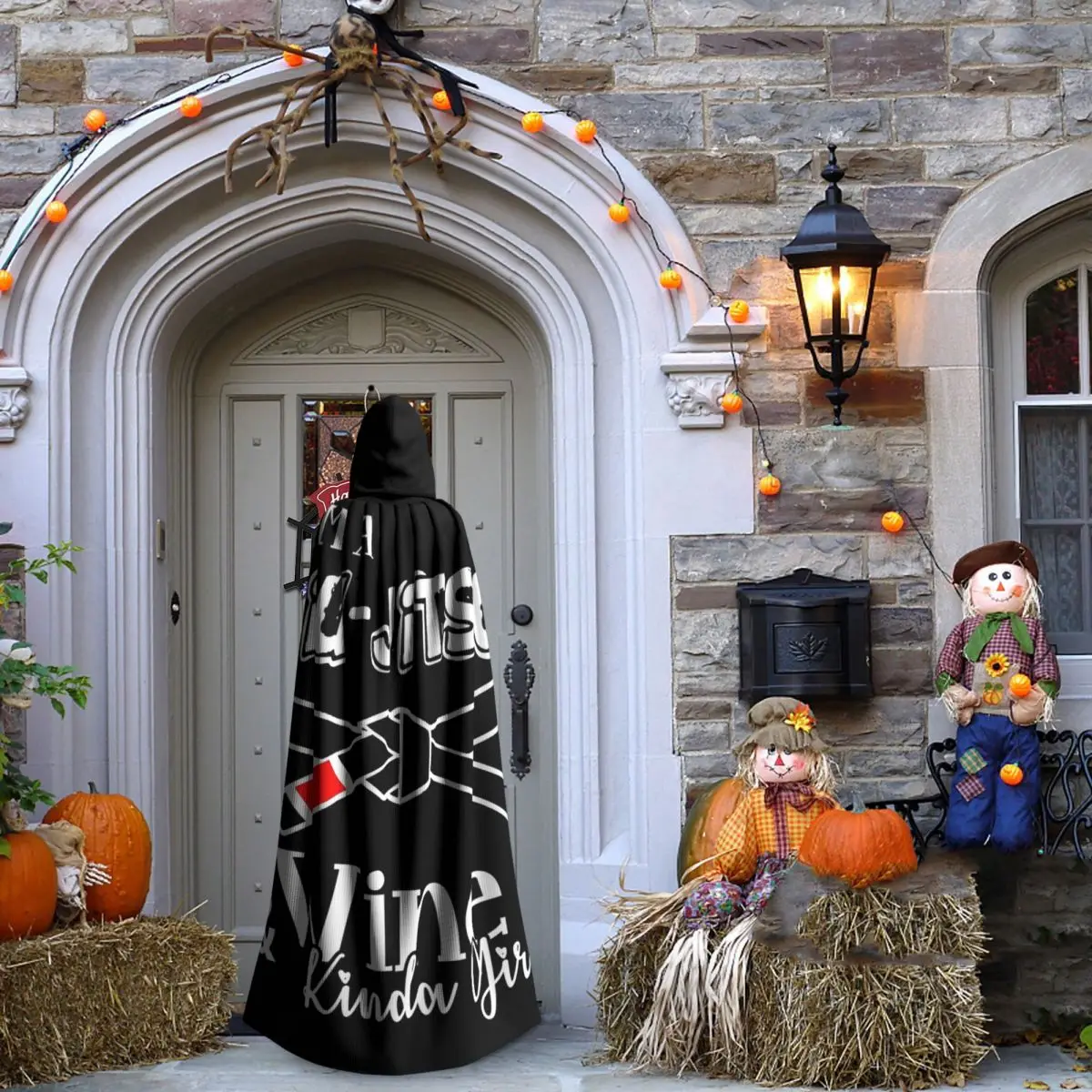 Jiu Jitsu - Jiu Jitsu And Wine Kinda Girl 긴 후드 망토 마녀 중세 의상 코스프레 케이프 할로윈 파티 성인 유니섹스