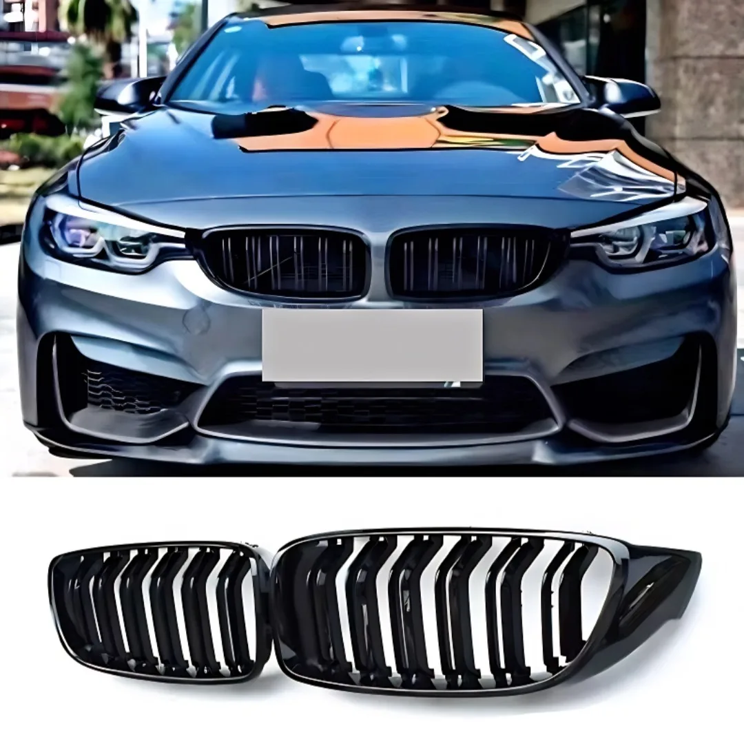 Front Mask Grille Bumper Grill For BMW 4 Series F32 F33 F36 M3 M4 428i 430i 435i 440i 2013-2020 Middle Grid Inlet Mesh Tuning
