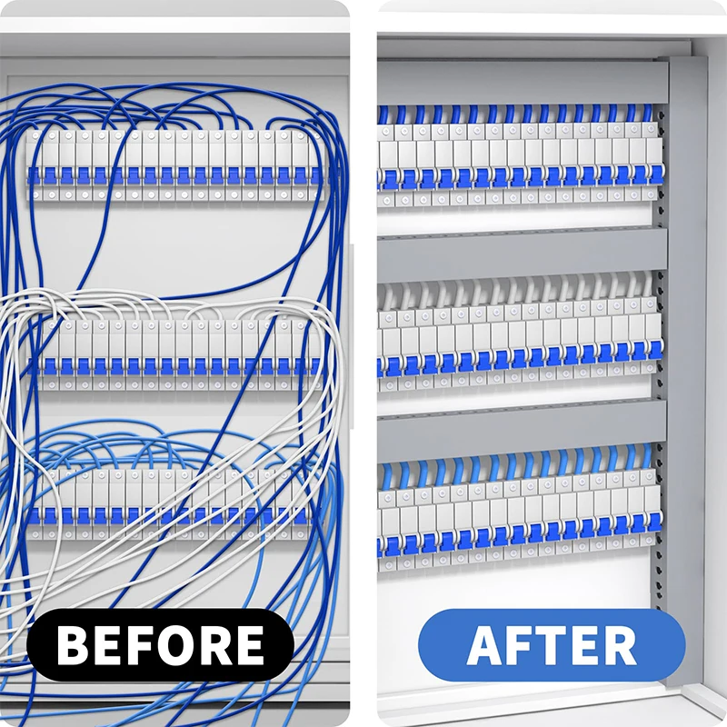 فتحة مفتوحة لقناة الأسلاك البلاستيكية الرمادية: إخفاء الأسلاك تحت إدارة كابلات المكتب