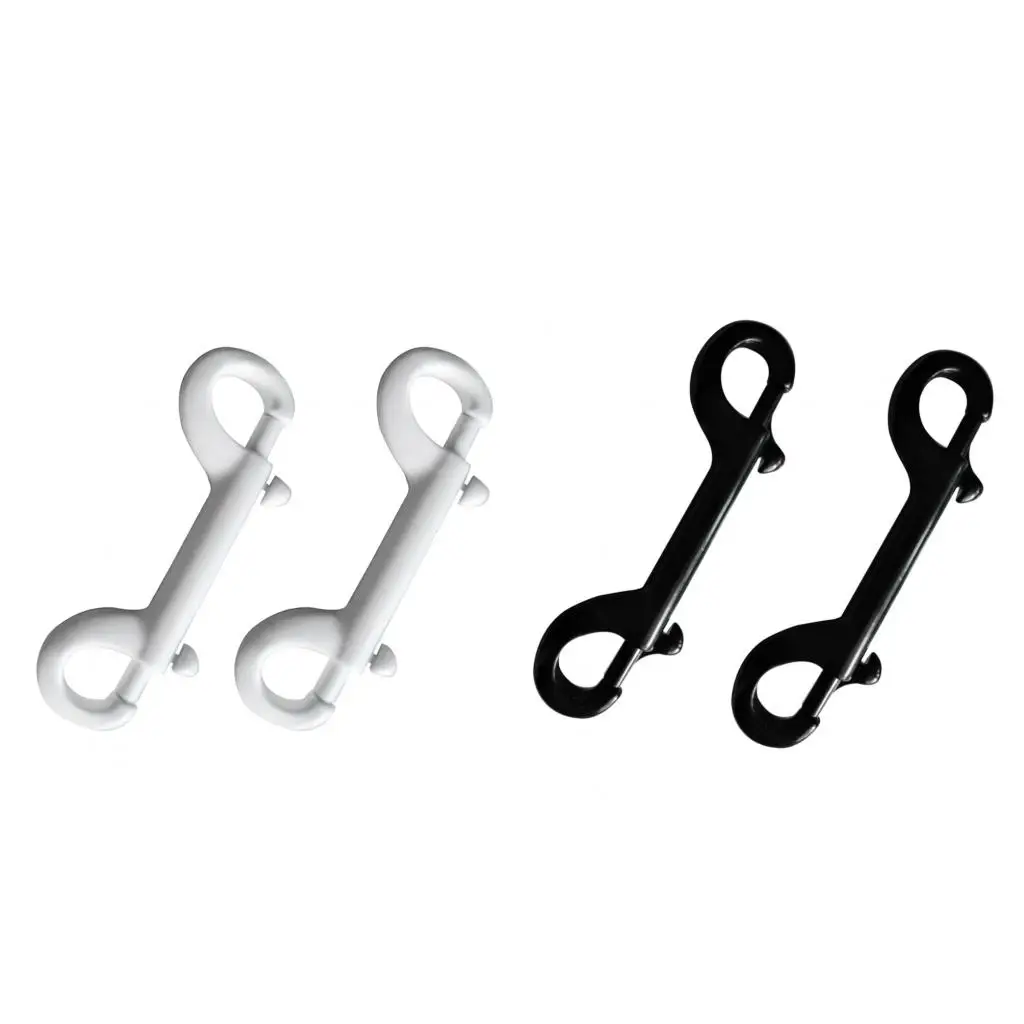 2 Pieces 16 Stainless Steel Double End Bolt Snap Hook Underwater Diving, Various Sizes/Colors