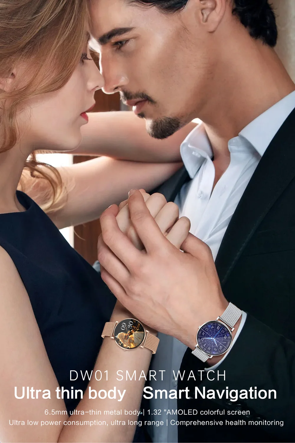 

Fashion Ladies Smart Watch DW01 AMOLED Screen Health Monitoring BT Call Female Women Sport Fitness Tracker Smartwatch