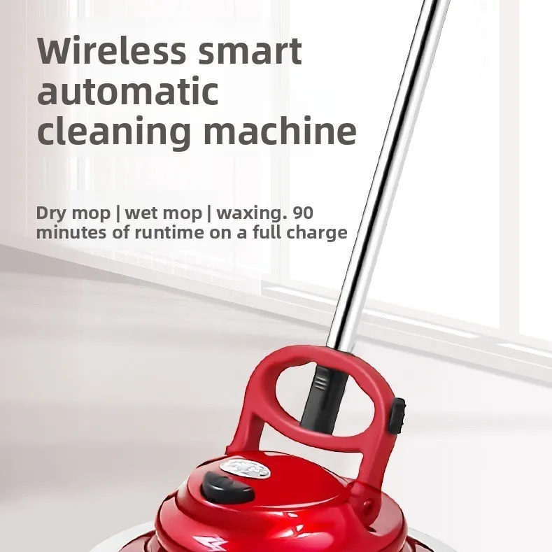 Cross-border Wireless Electric Mop, Cleaning Machine Source Factory, Automatic Household Polishing Rotary Washing Machine