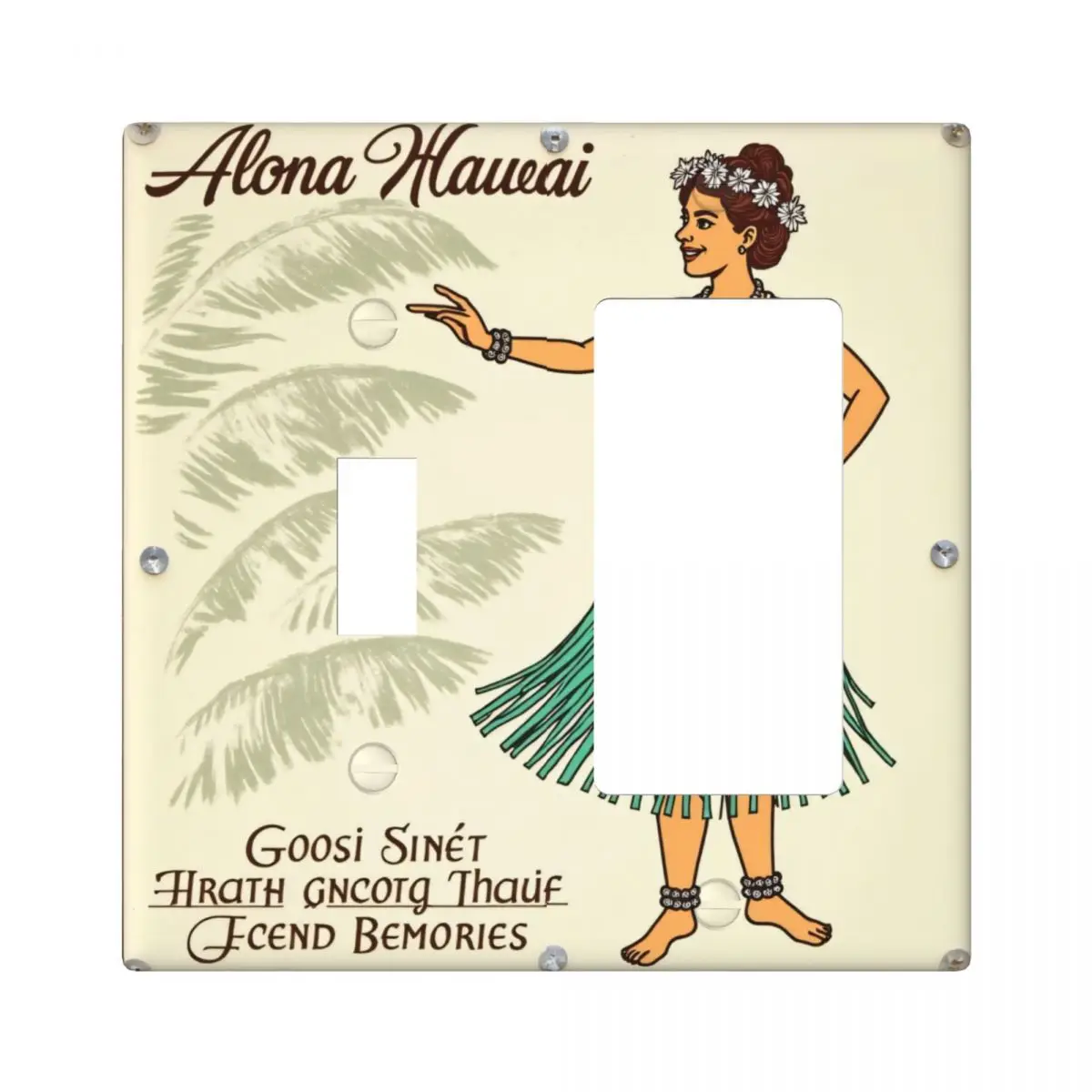 

Настенная панель, декоративная пластина выключателя света, крышка переключателя, электрическая розетка, крышка розетки, ночник, 2 Gang Rocker