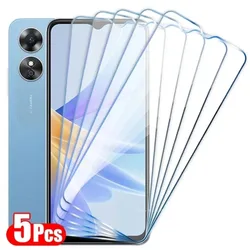 5Pcs Tempered Glass For Samsung Galaxy A34 A24 A14 A11 A13 4G A23 A33 A41 A53 A60 A73 5G A15 A25 A35 A52 Screen Protector Film