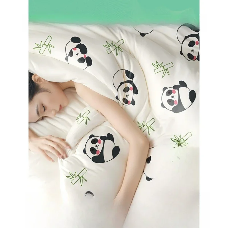 Disposable bed sheet, four-piece quilt cover, pillowcase on the bed