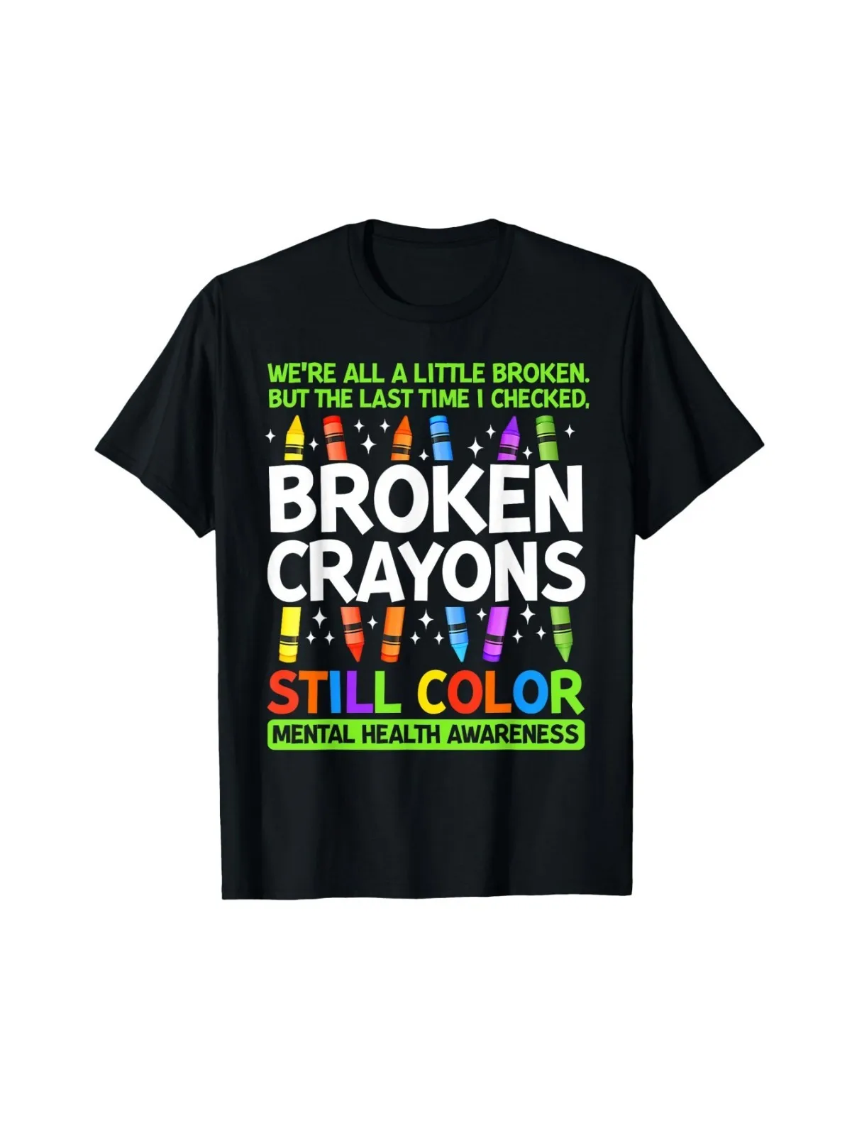 Colorful Expressions: Mental Health Awareness T-Shirt for Everyone