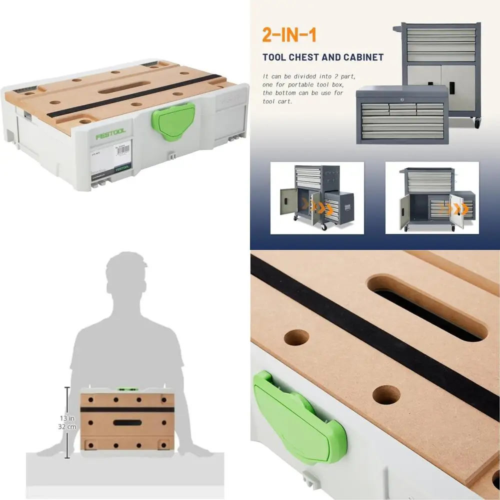 

Tabletop Systainer for Tool Storage and Organization - Compact and Portable Workbench System