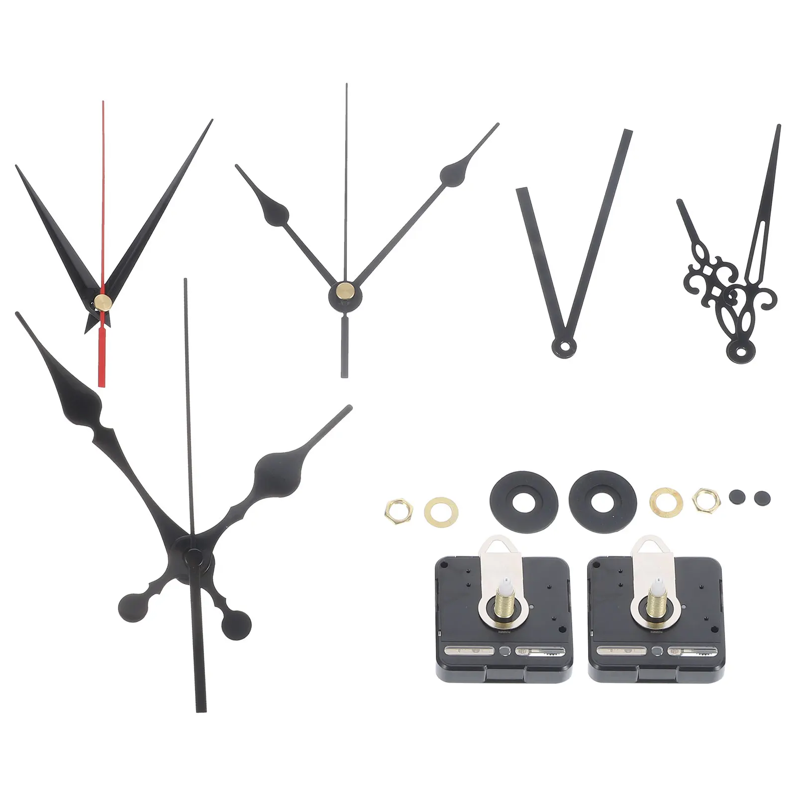 

2 Sets Parts DIY Wall Clock Mechanism High Wall Clock Mechanism Precision Metal Plastic Parts Stable Performance