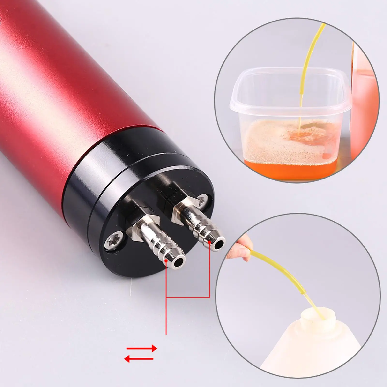 

Model Airplane Oil Pump CNC Metal Gear Refueling Mini Electric Gasolene Pump for Remote Control Aircraft