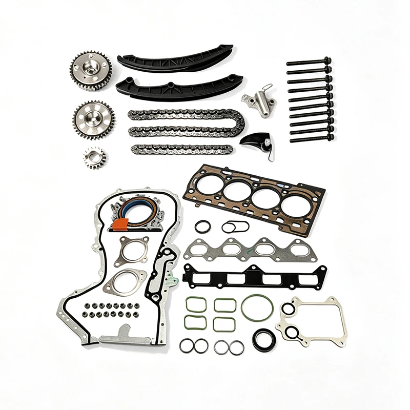 #￥for03C107065BL 03C107065AQ Complete EngineRebuild Overhaul KitPistons GasketsTiming Chain Assembly Fit 1.4L TSI EA111 L4 Parts