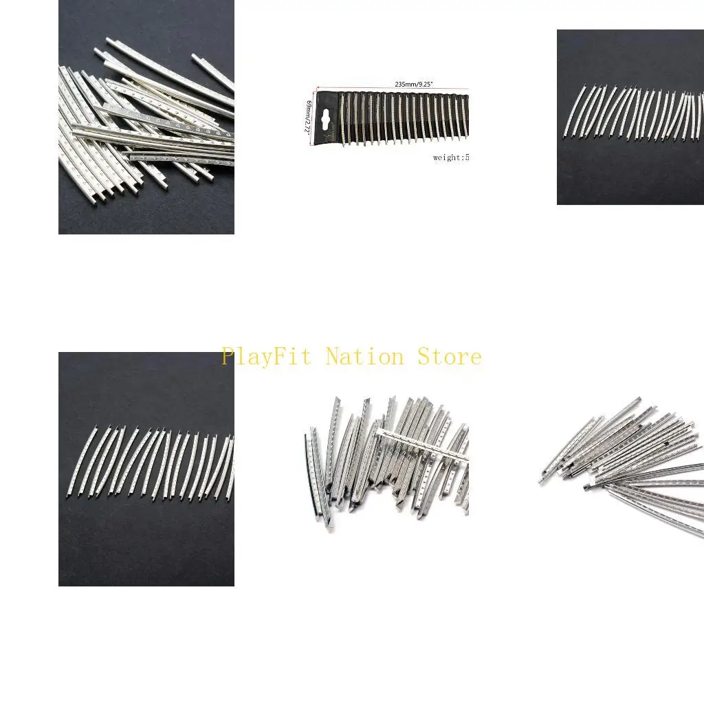 

242F Silver Electric Guitar Fret Wire Guitar Fretboard 24 Fret 2.7mm Tone for Guitar