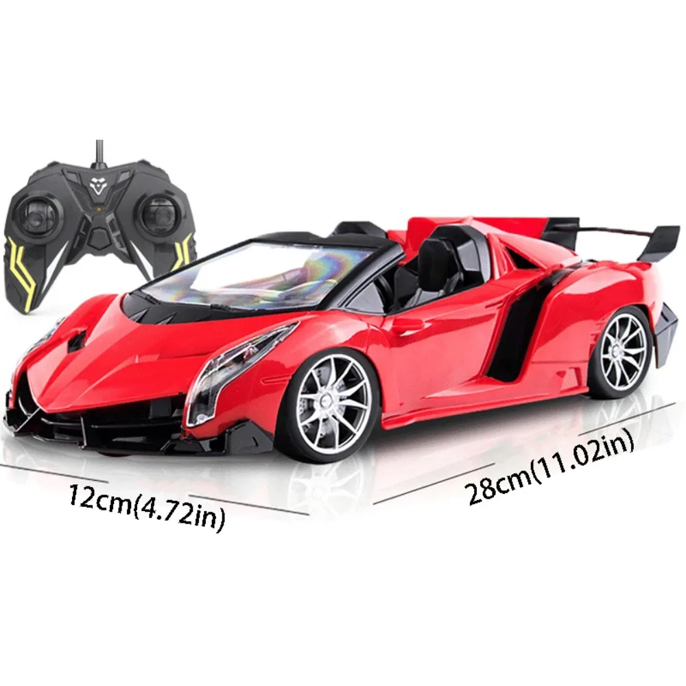 

Steering Wheel Remote Drift RC Car LED Light USB Charge Remote Control Car Four-Way Drift Electronic Vehicle
