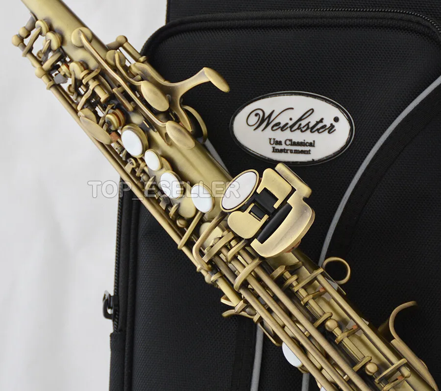 

WEIBSTER Музыкальный антикварный гриф Встроенный сопрано-саксофон WSS-652 Sax High F # Г 2025л