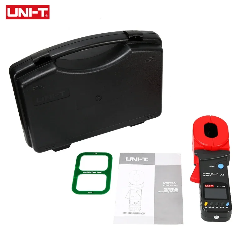 UNI-T Clamp Earth Ground Resistance Tester UT276A+ UT278A+ Digital Clamp Meter Leakage Current Detection Auto Range Data Storage
