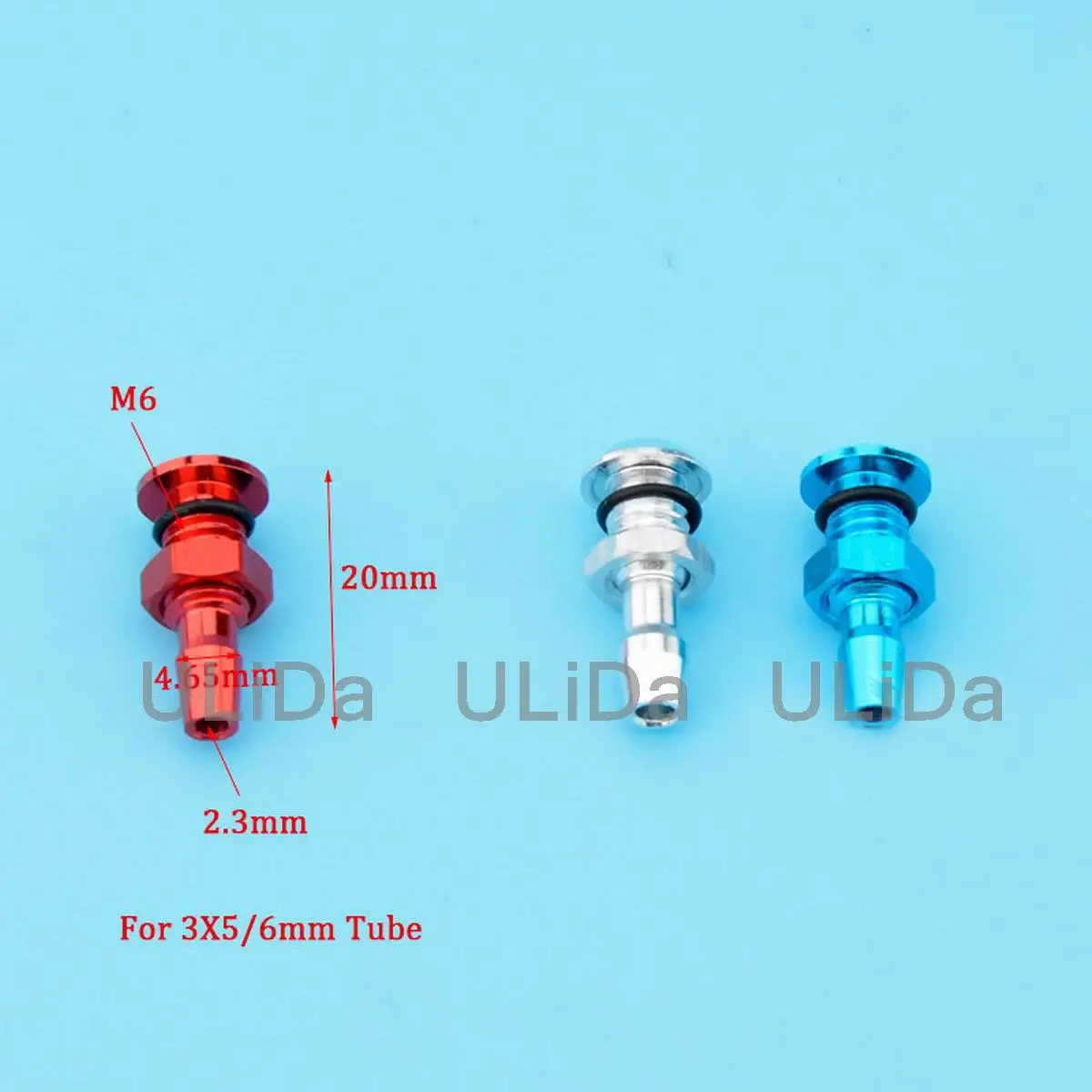 1PC Water Outlet M6 M8 Nozzle Aluminum Cooling Faucet Accessories for RC Electric Boat Methanol Ship Gasoline