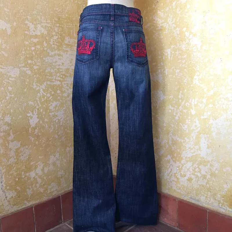 

Винтажные широкие брюки в стиле хип-хоп Y2K, американские мешковатые джинсы, мужские уличные новые повседневные брюки с вышивкой в готическом стиле, панк, пара, винтажные