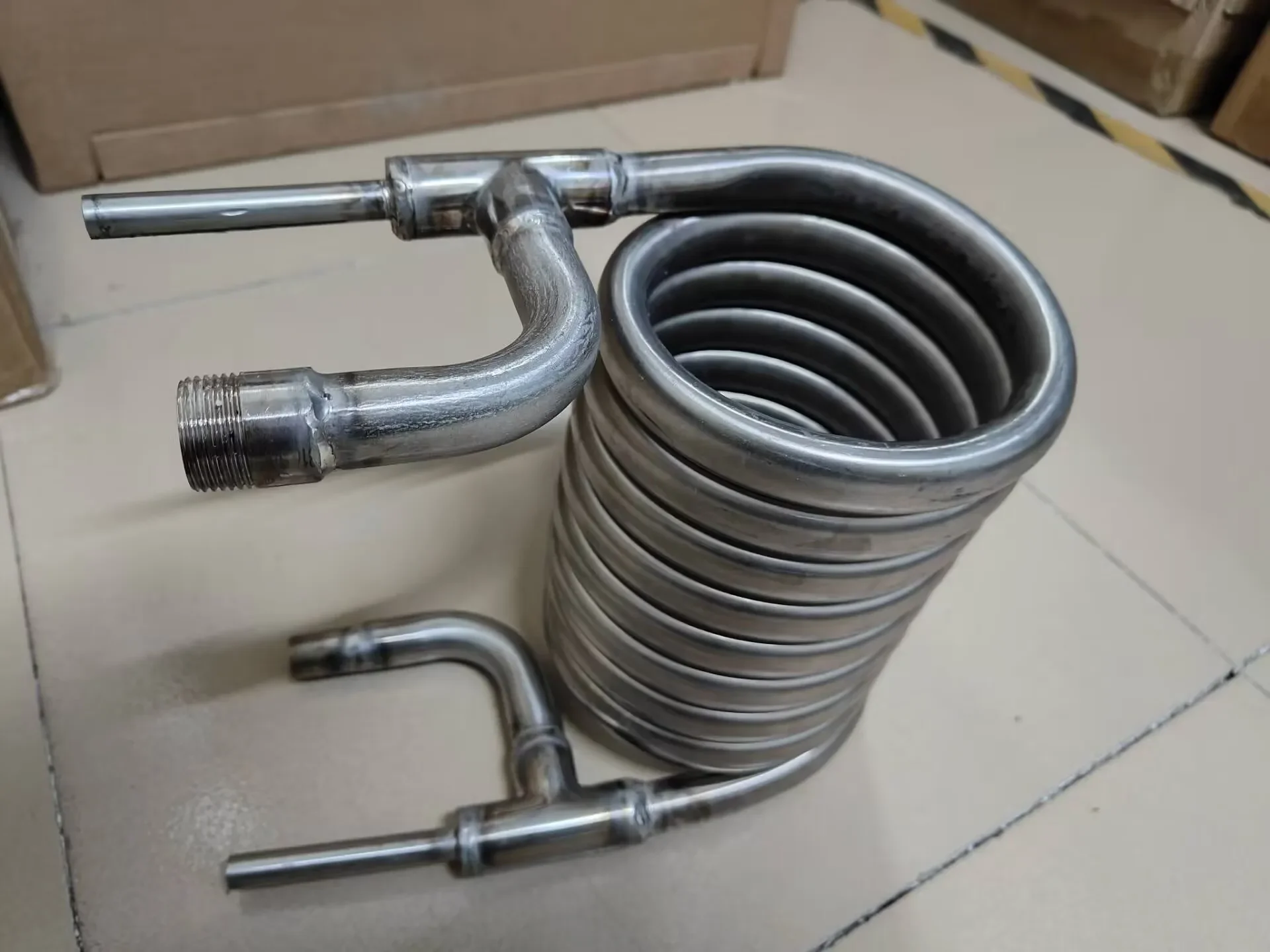 Counterflow Wort Chiller Stainless Steel Coil Tube Chillers Garden Hose Fittings Homebrew Beer Cooler Counter flow Wort Chiller