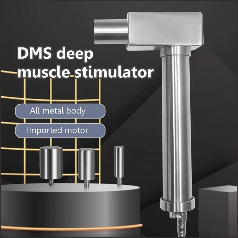 High-power Multi-head Percussion Surface Massage Tool Household Handheld Leisure Massage Accessory