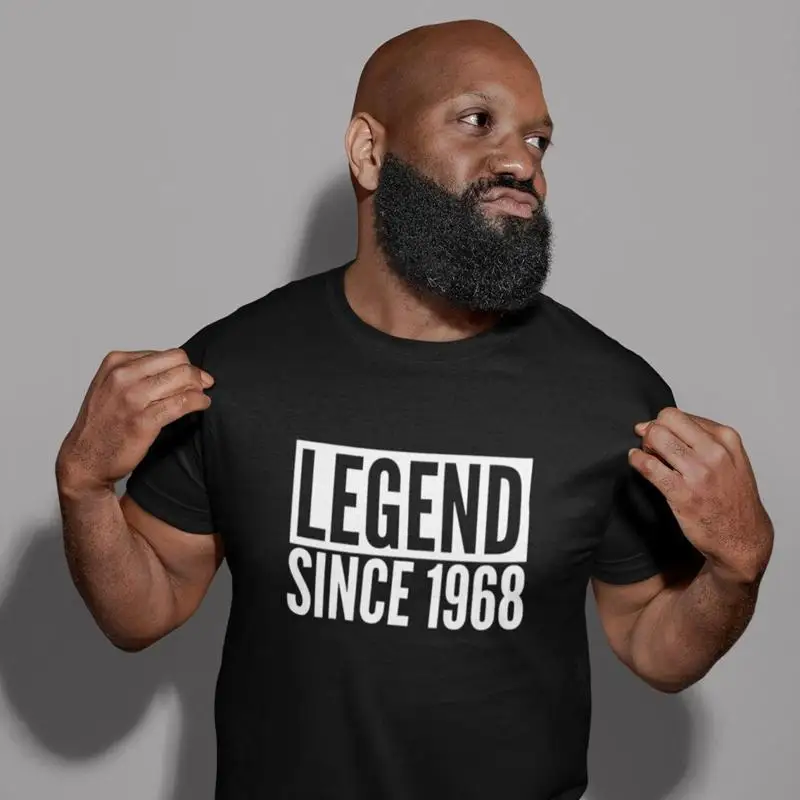 Футболка Legend Since Custom Year на 18-й 30-й 40-й 50-й 60-й день рождения