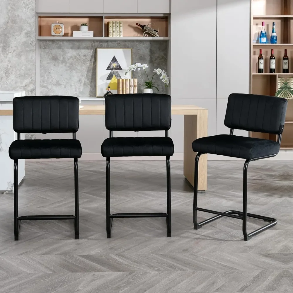 

Stools Set,Counter Height Chairs,24 inch Tall Bar Stool with Back,Barstools Bar Height Setof,Kitchen Counter Stools Modern