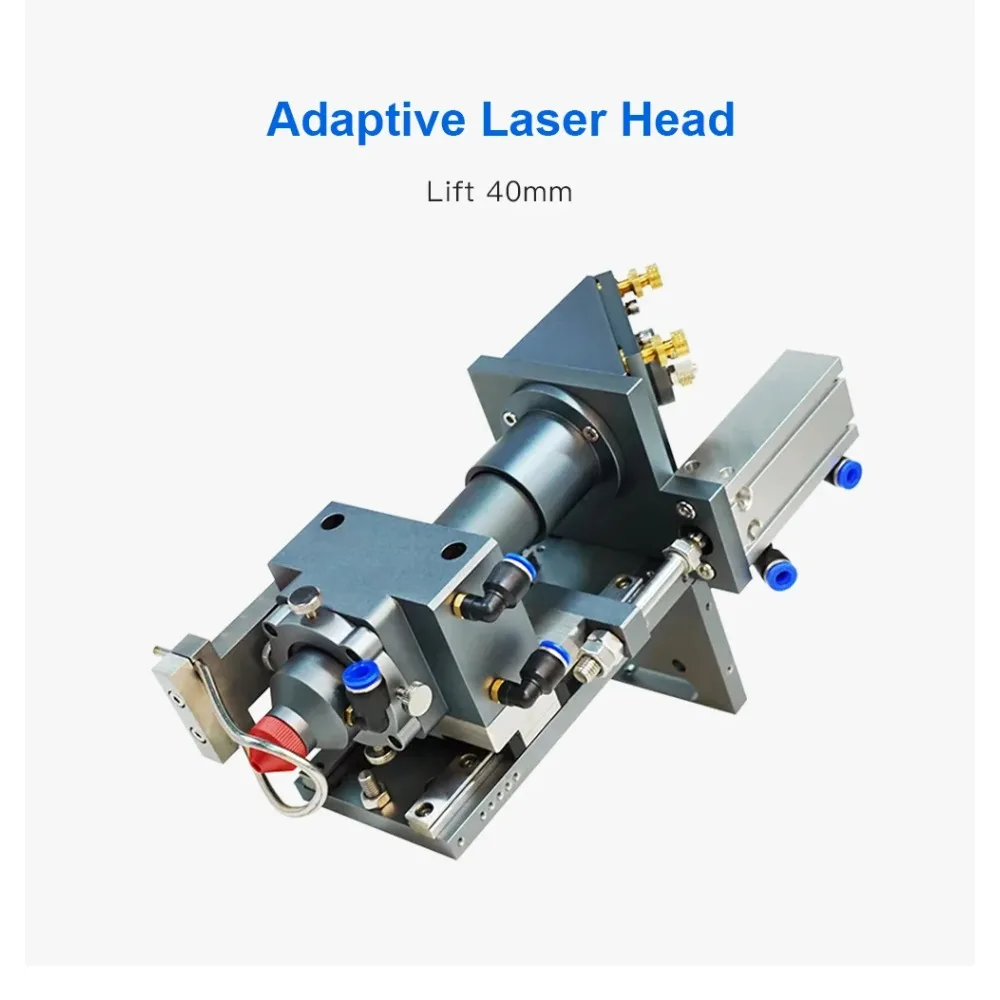 Adaptive Laser Head 30mm Mirror 25mm Focus Lens Lift 40mm For Cutting Acrylic Density Board Wooden Board