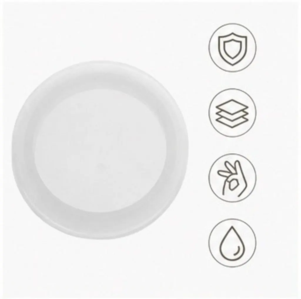 20Pcs Saving Box Silicone Stopper Replacement - Enduring Round Piggy Bank Plug for Ceramic Coin Jar Secure Seal Coin Storage