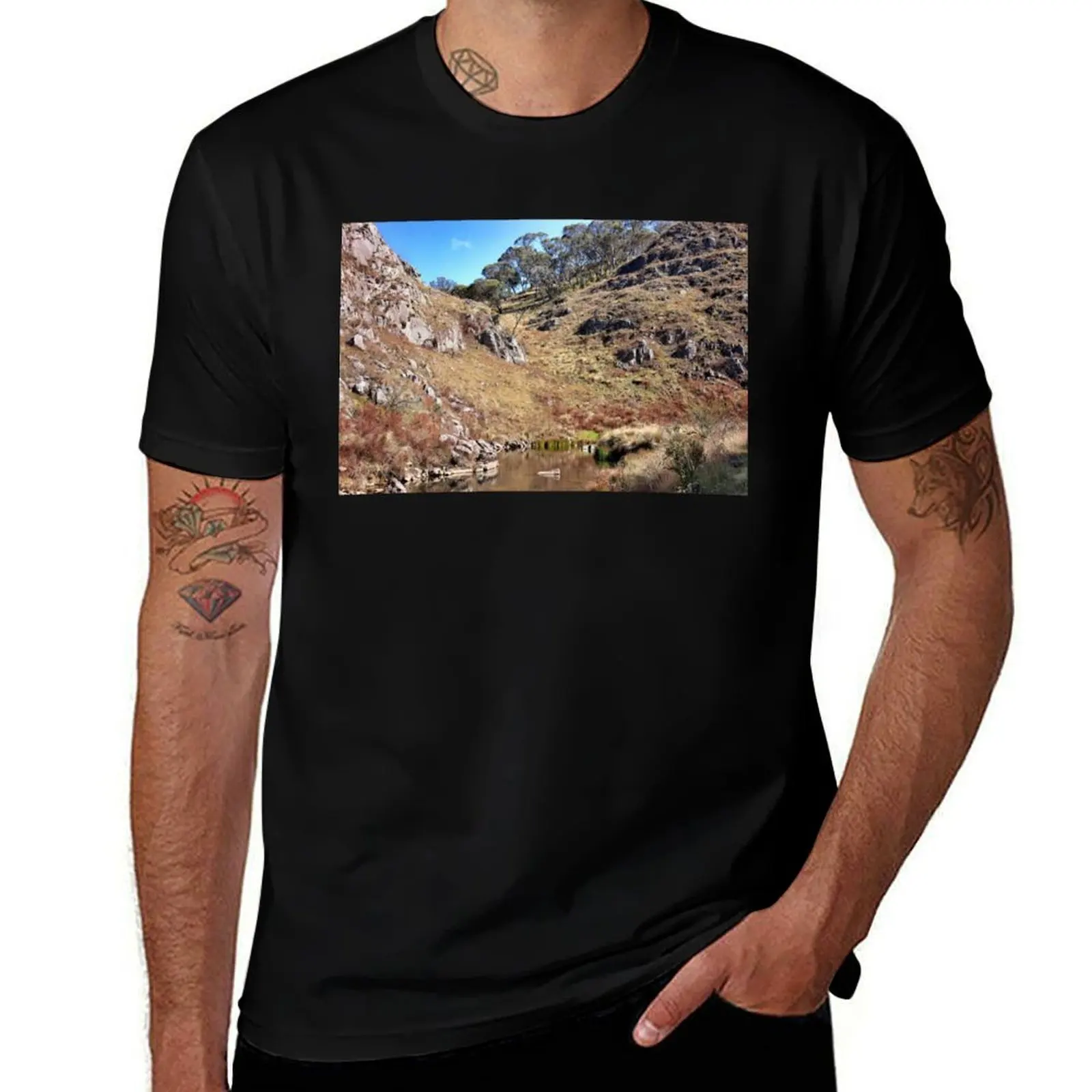 

Clark Gorge, NSW Australia T-Shirt animal prinfor boys anime quick drying basketball graphic tees men tshirt