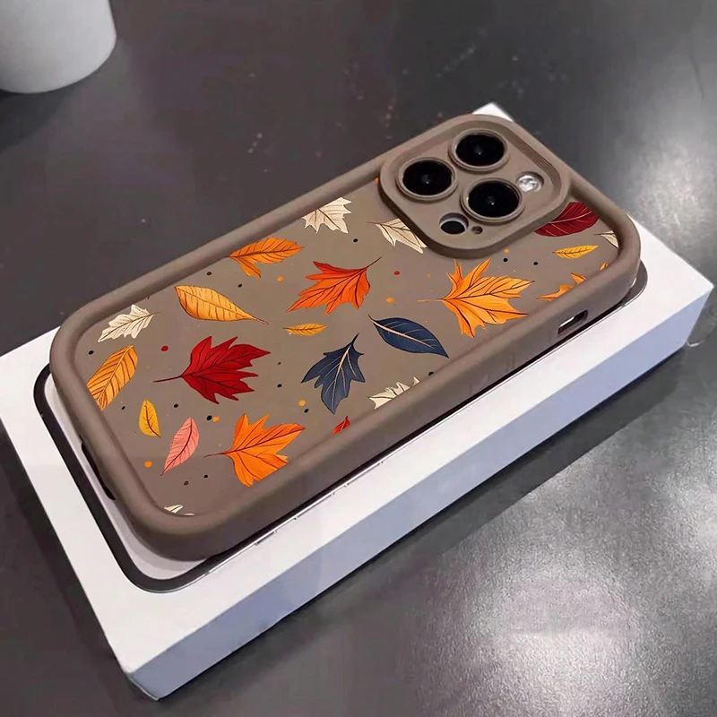 Рисунок 6 - Минималистичная иллюстрация осенних листьев