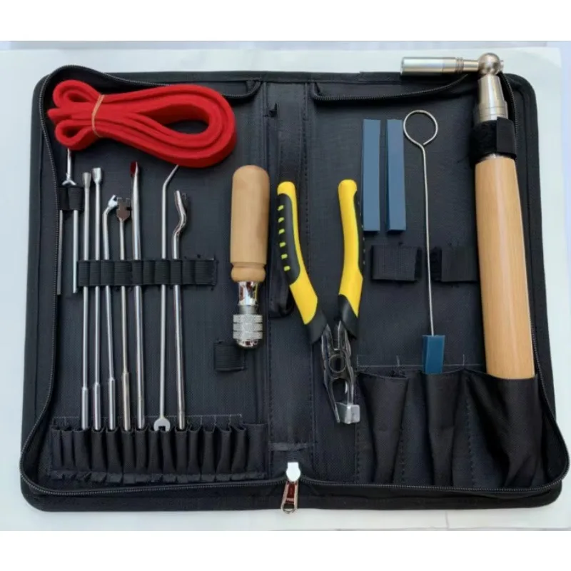 

Hooqu Piano Tuning Kit Set With Wrenches And Bag Essential Musical Instrument Accessories For Piano Repair