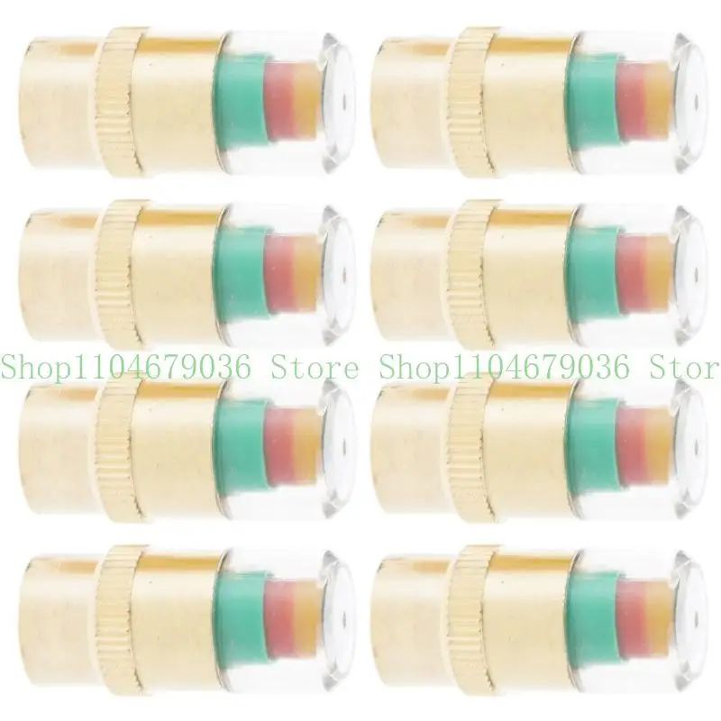 652F Pack of 8 Tire Pressure Monitor Valves Stem Cap Offering Alerts Feature Suitable for New Driver Safety