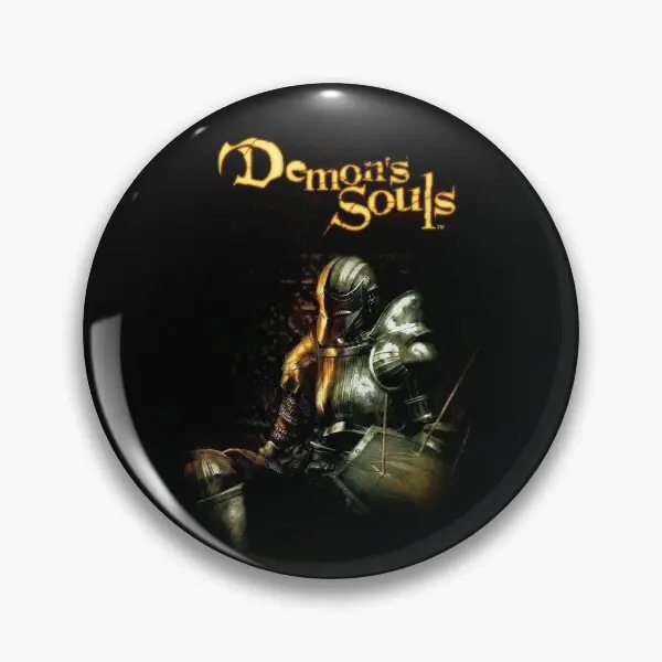 Demon Is Souls-Pin de botón suave para Videojuegos Xbox Pc Ps, sombrero de dibujos animados creativo, Pin de solapa, broche de ropa, joyería divertida