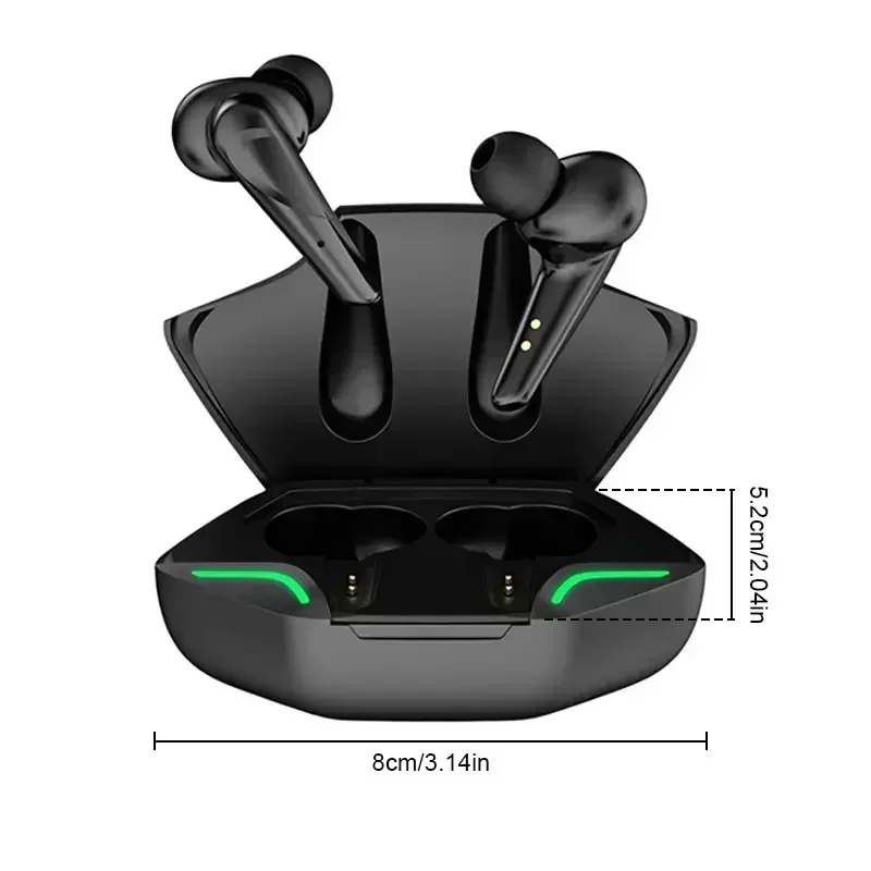 Casque Bluetooth sans fil d'origine avec microphones, casque de jeu TWS, réduction du bruit, écouteurs basse haute fidélité, X15pro