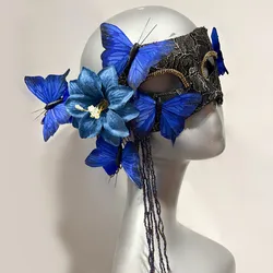 blue Butterfly Mask Halloween Carnival Masquerade Party Stage Performance Masks