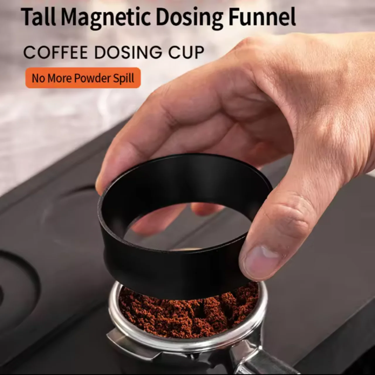 Coffee Dosing Funnel with Anti - Dosing Funnel Ring review and price