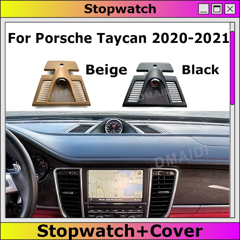 Dashboard Clock Compass Time Electronic Meter Clock Accessional For Porsche Taycan 2020-2021