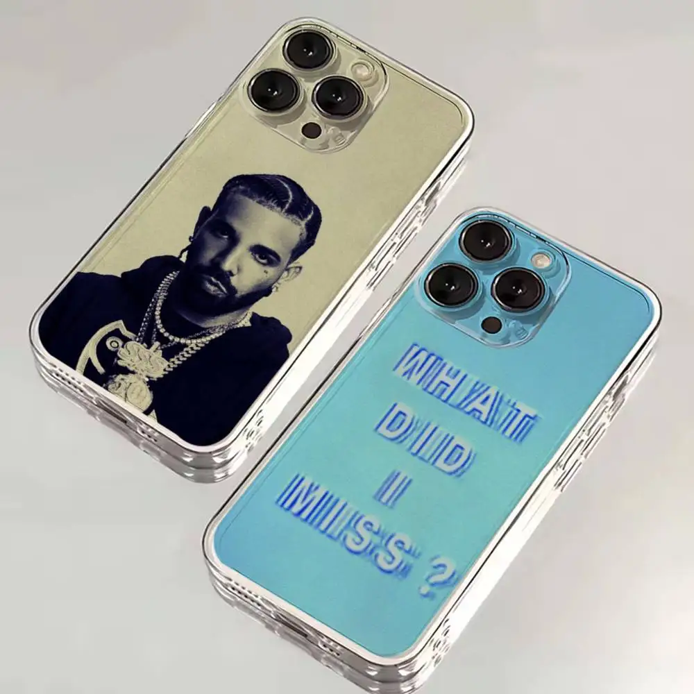 

What Did I Miss D-Drake Phone Case For iPhone 16,15,14,13,12,11 Plus,Pro,Max,XR,XS,X,7,8 SE,Mini Transparent Silicone Soft